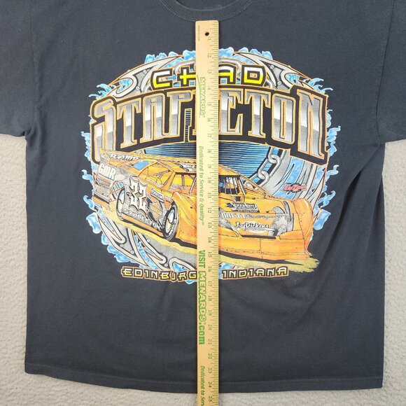 Chad Stapleton Dirt Late Model Motorsports Racing Shirt Mens Extra Large Indiana - Picture 5 of 11